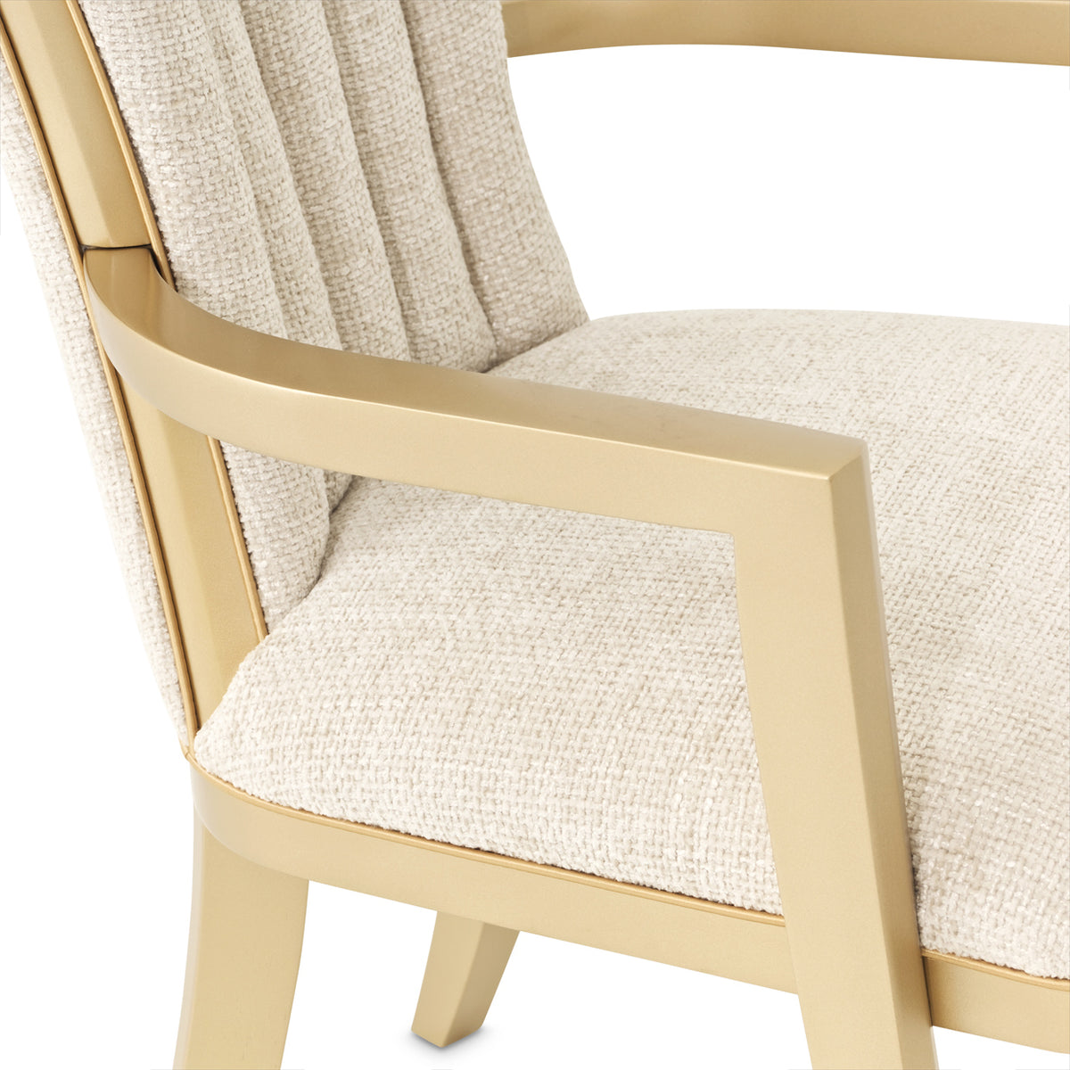Michael Amini Fantosini Gold Dining Arm Chair - Set of 2