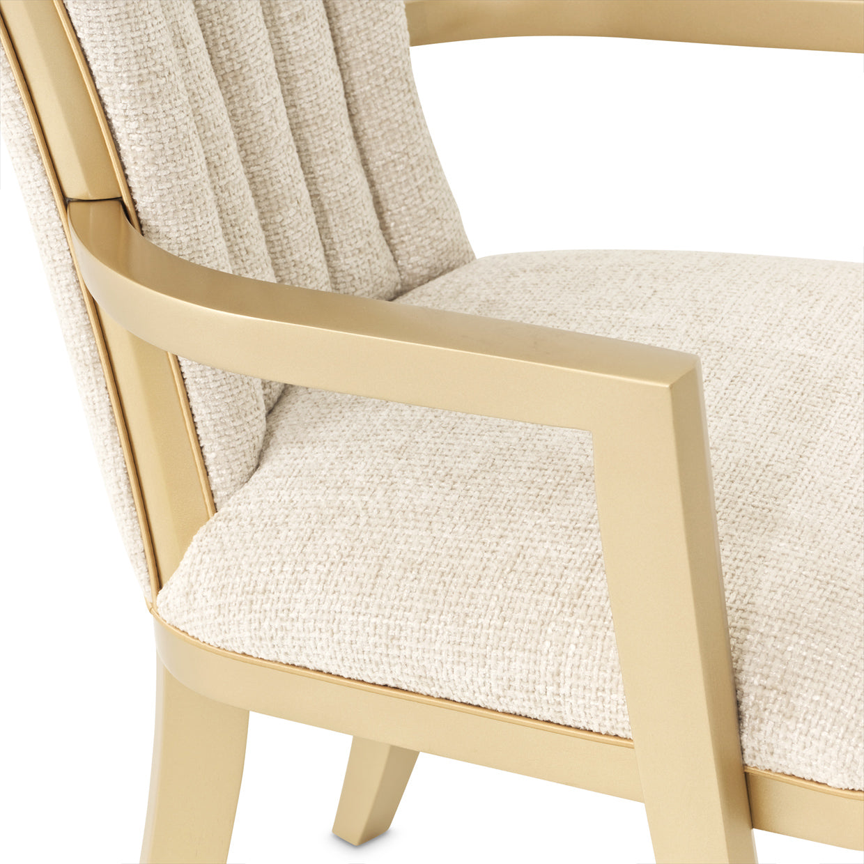 Michael Amini Fantosini Gold Dining Arm Chair - Set of 2