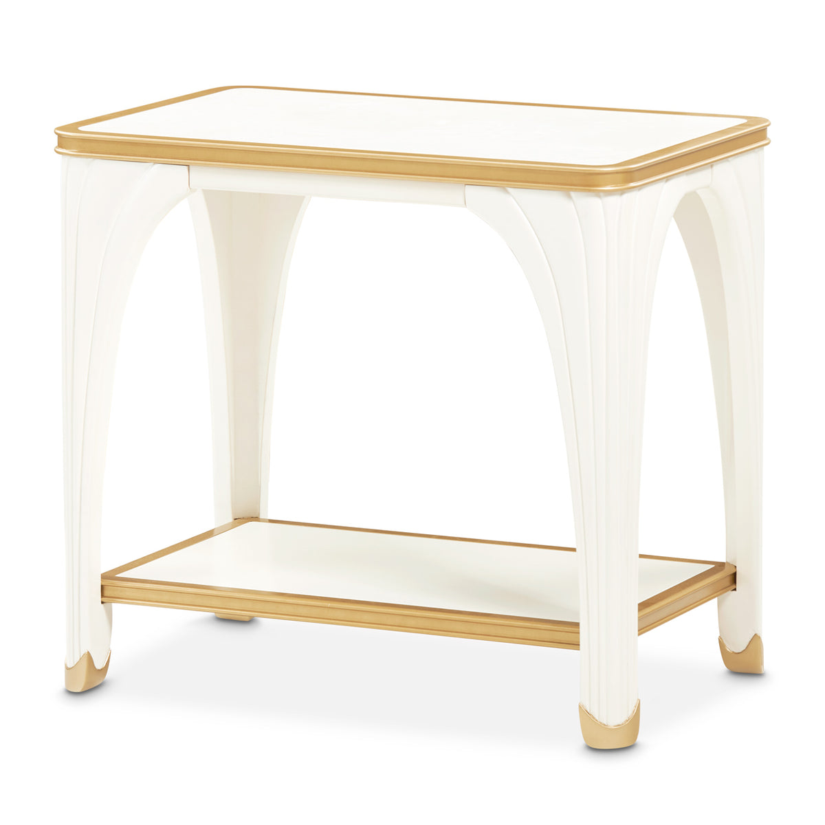 Michael Amini La Terrazza Rectangular End Table