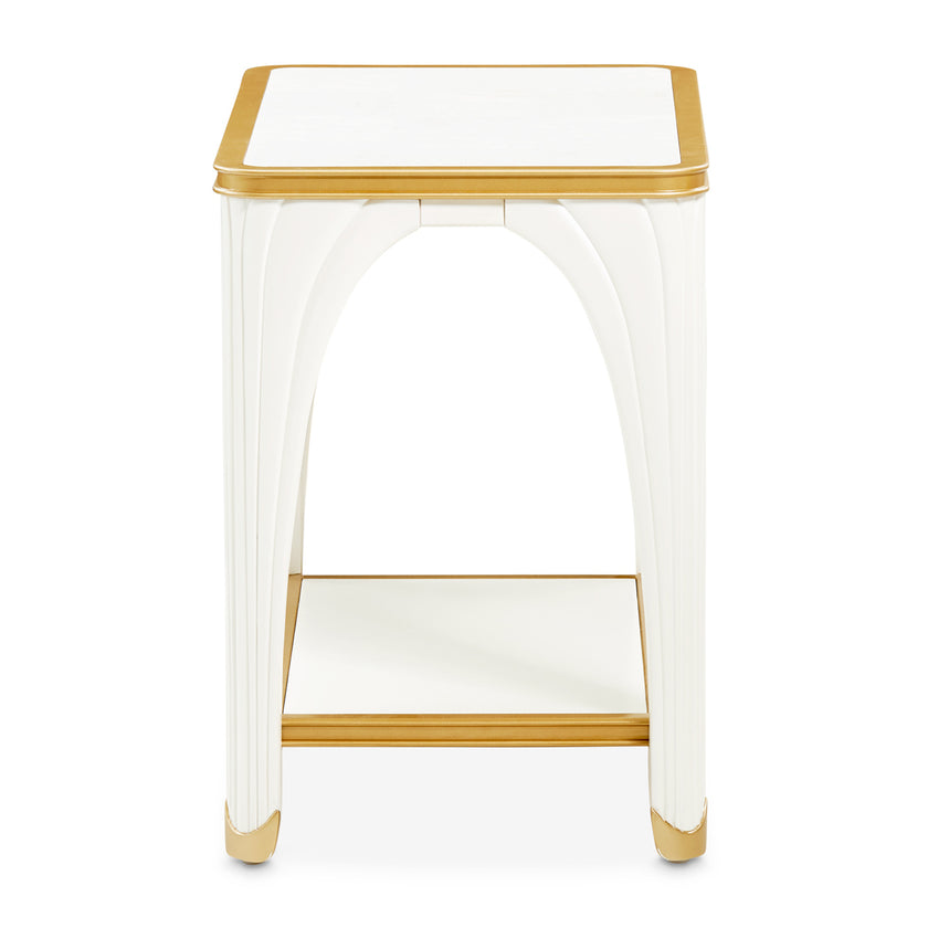 Michael Amini La Terrazza Rectangular End Table