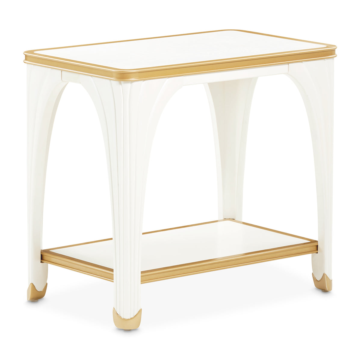 Michael Amini La Terrazza Rectangular End Table
