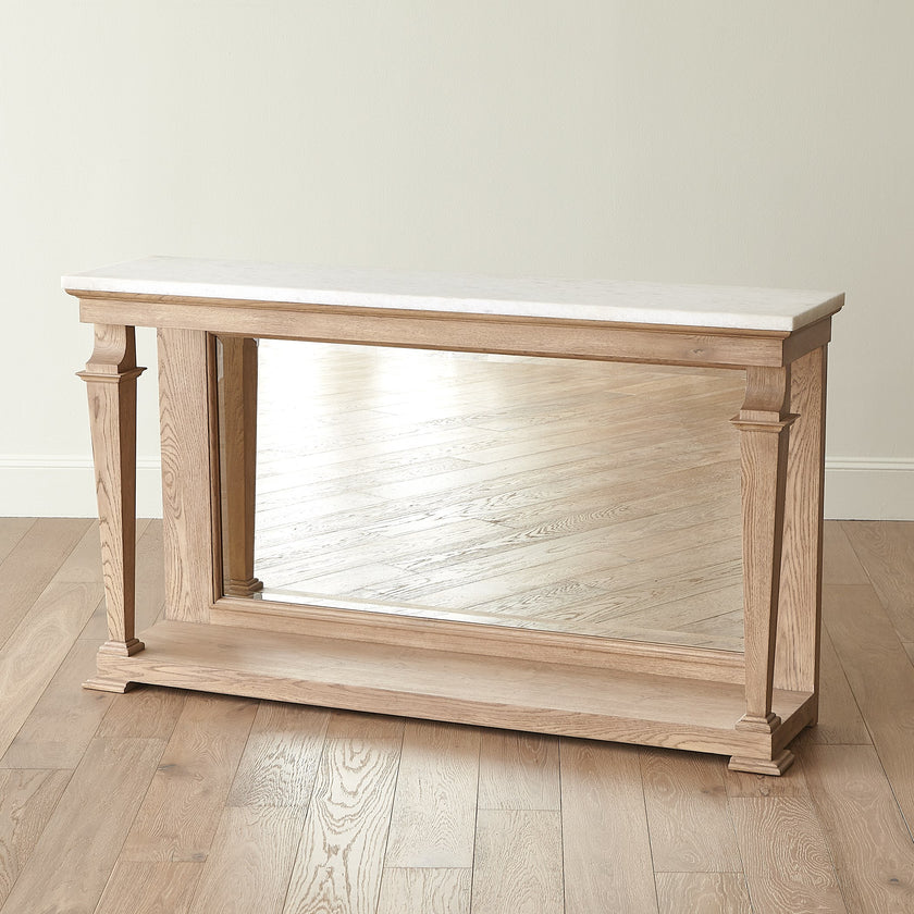 Global Views Josephine Console-Bleached Oak