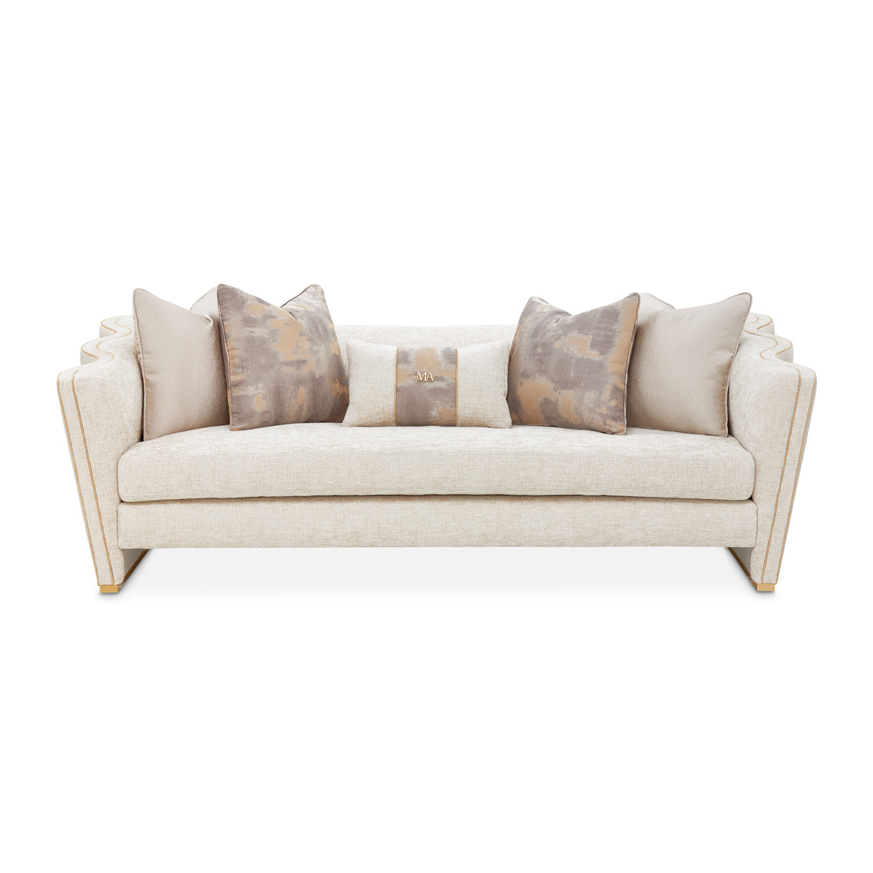 Michael Amini La Terrazza Sofa Light Champagne
