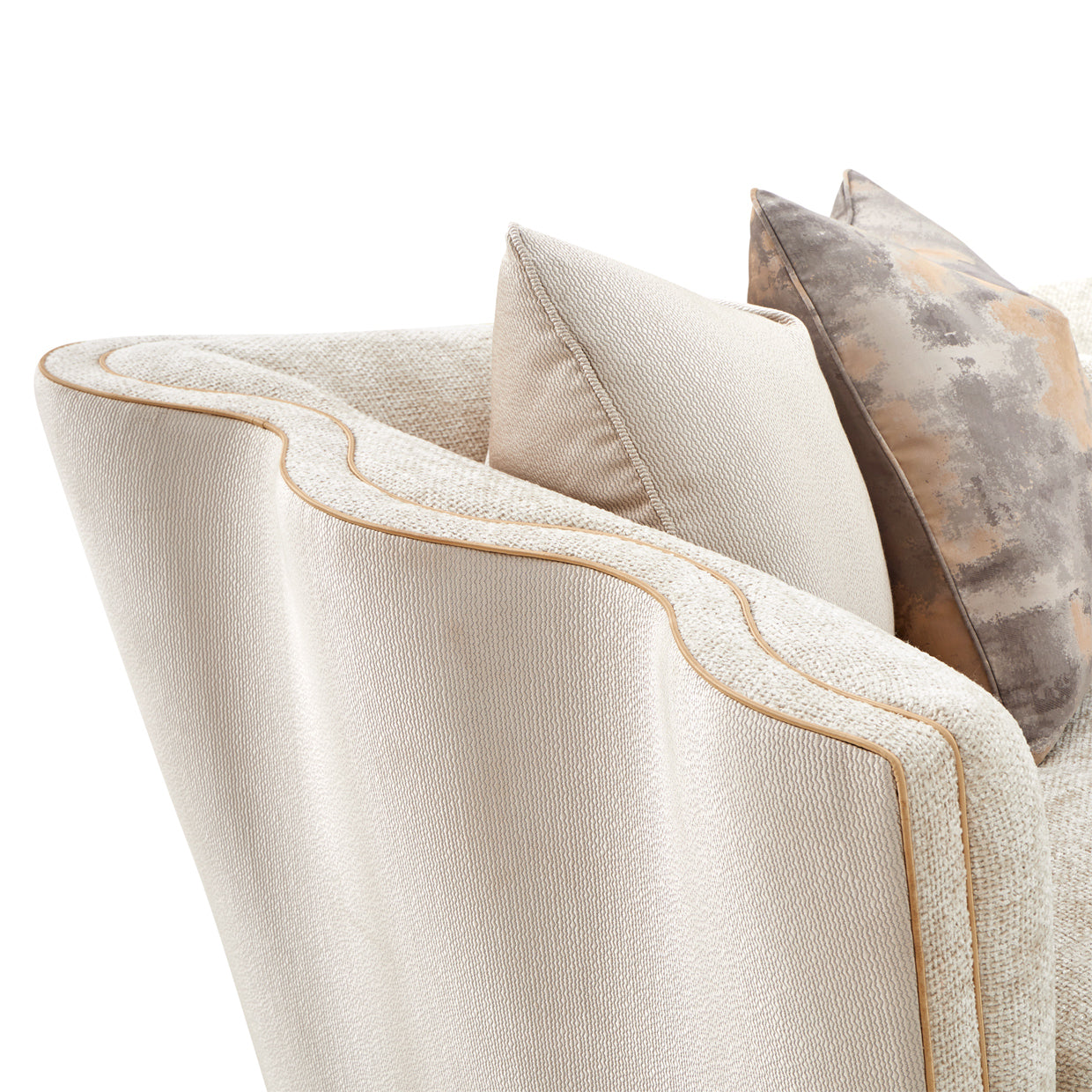 Michael Amini La Terrazza Sofa Light Champagne