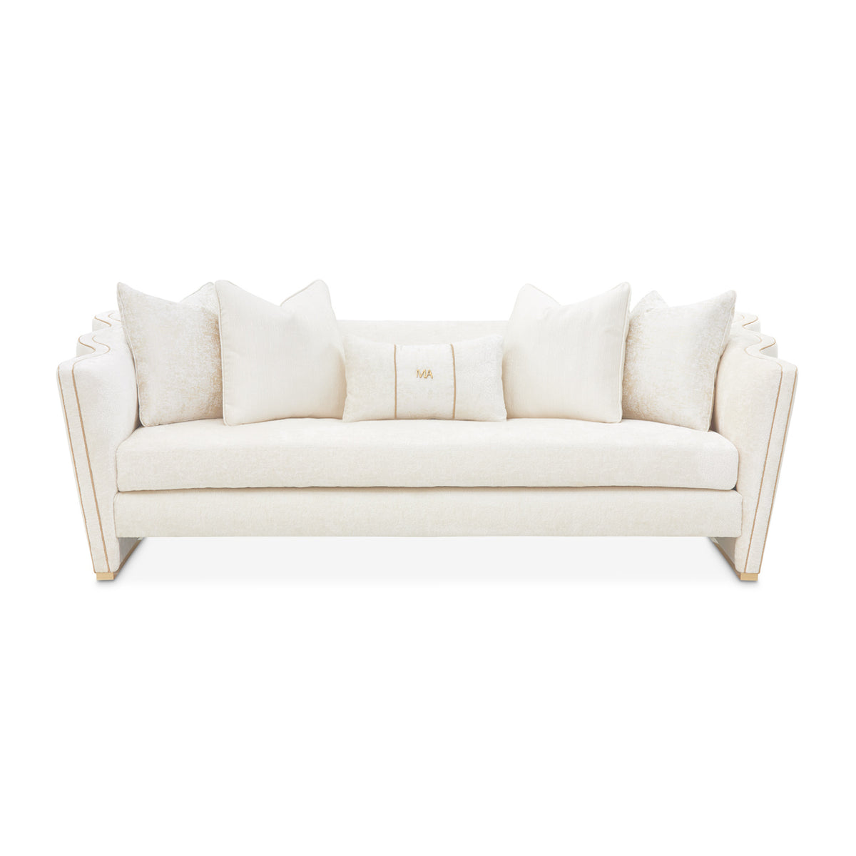 Michael Amini La Terrazza Sofa Light Champagne