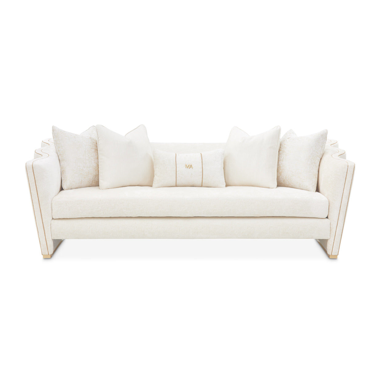 Michael Amini La Terrazza Sofa Light Champagne