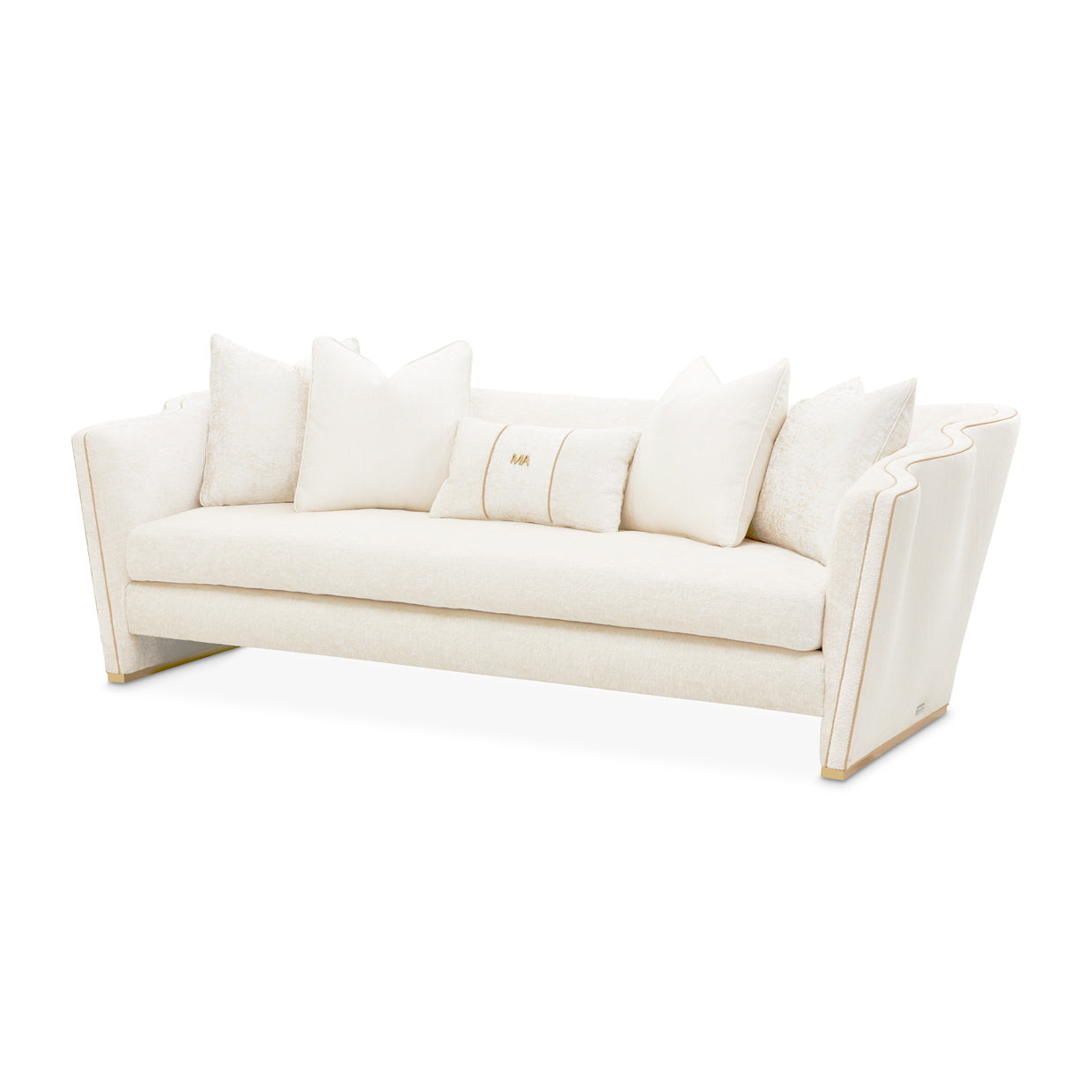 Michael Amini La Terrazza Sofa Light Champagne