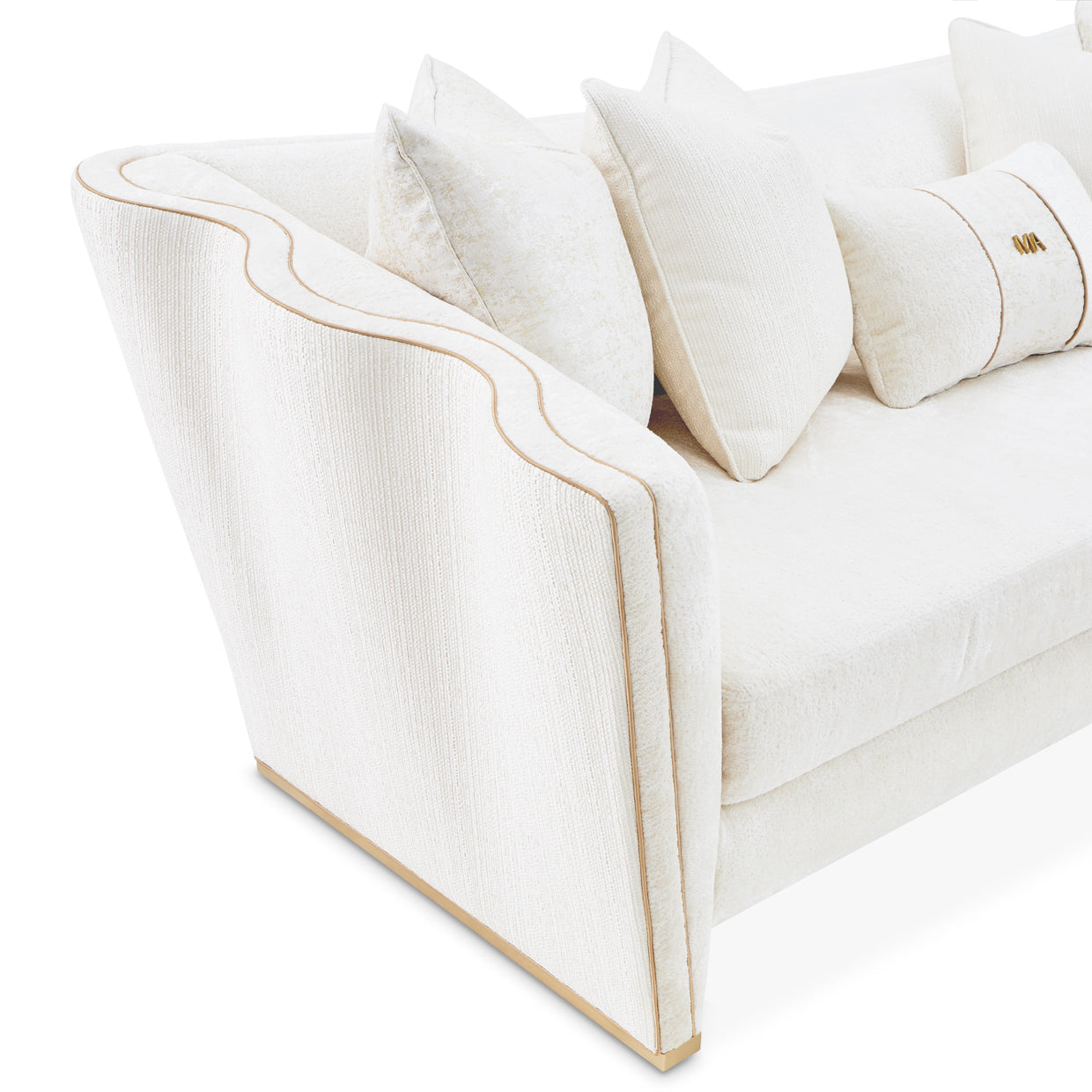 Michael Amini La Terrazza Sofa Light Champagne