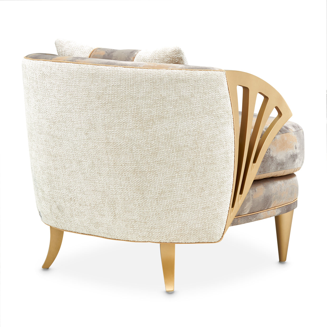 Michael Amini La Terrazza Accent Chair Light Champagne