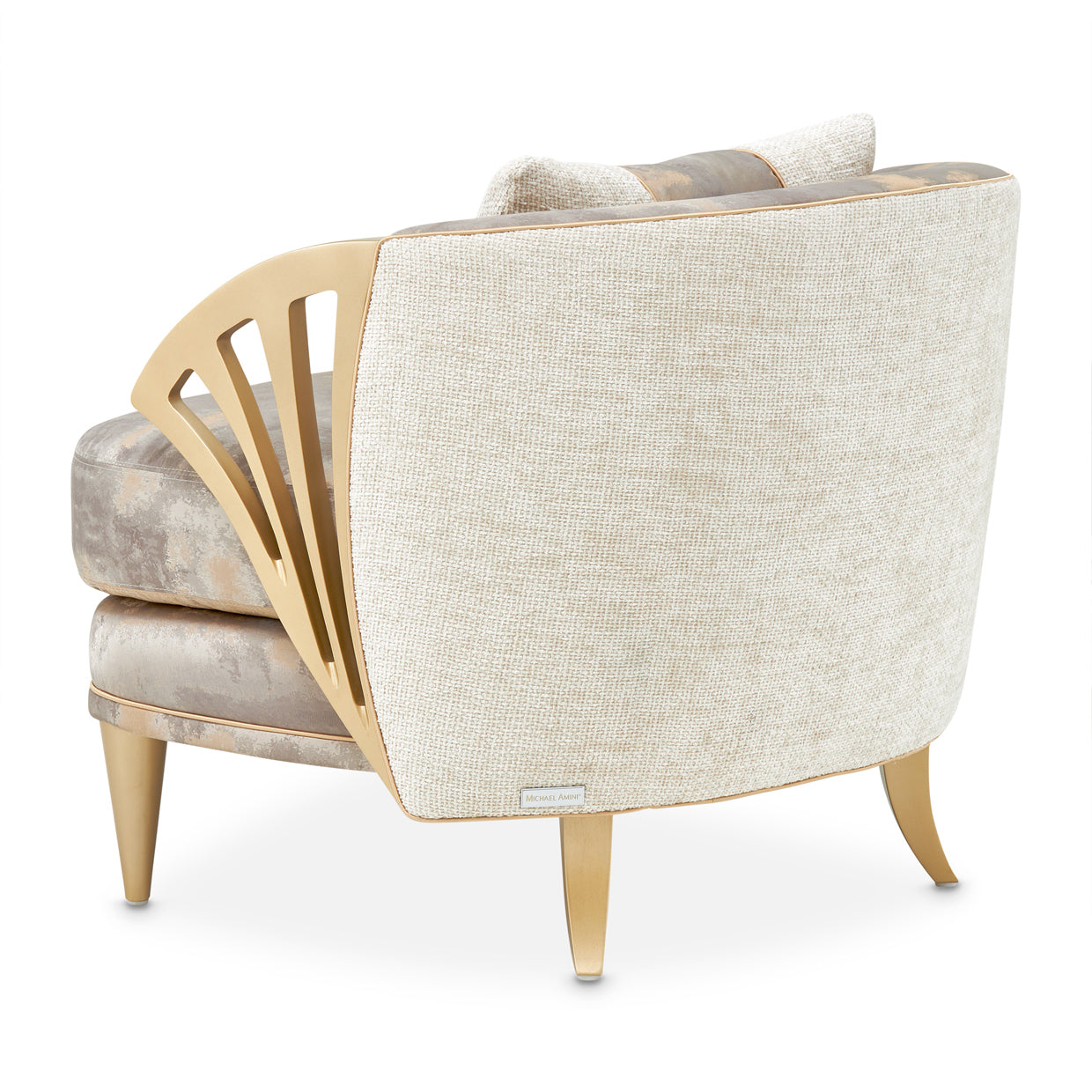 Michael Amini La Terrazza Accent Chair Light Champagne