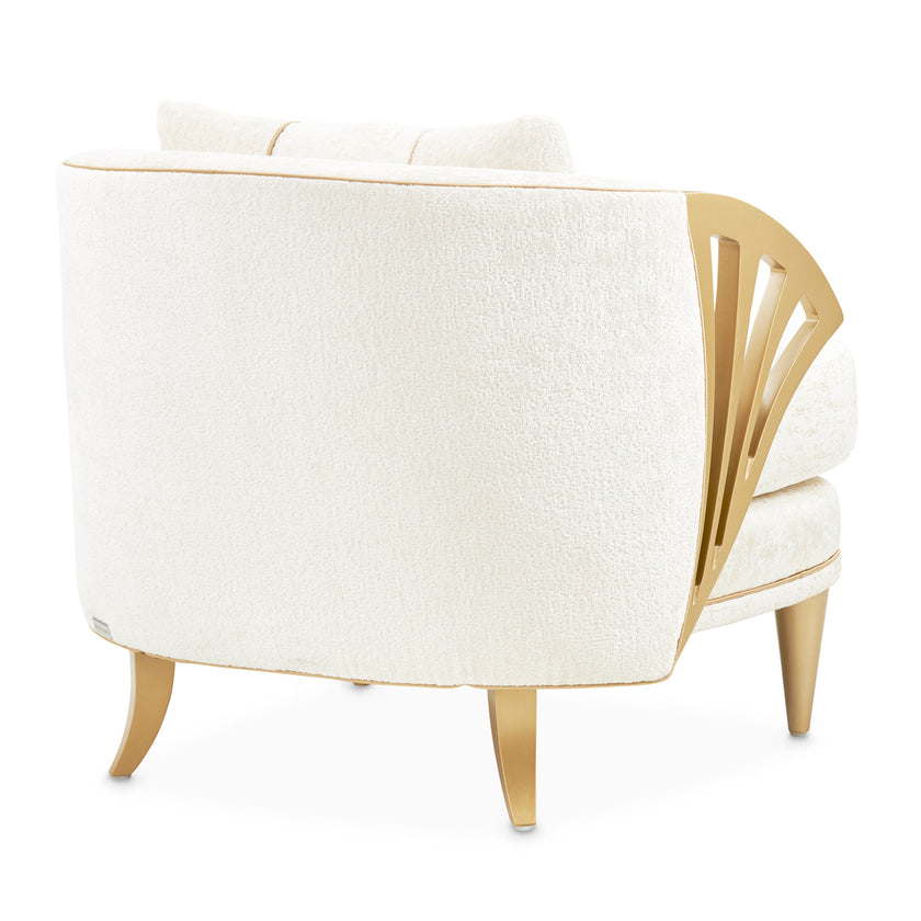 Michael Amini La Terrazza Accent Chair Light Champagne