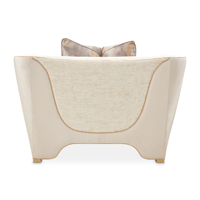 Michael Amini La Terrazza Matching Chair Light Champagne