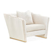 Michael Amini La Terrazza Matching Chair Light Champagne