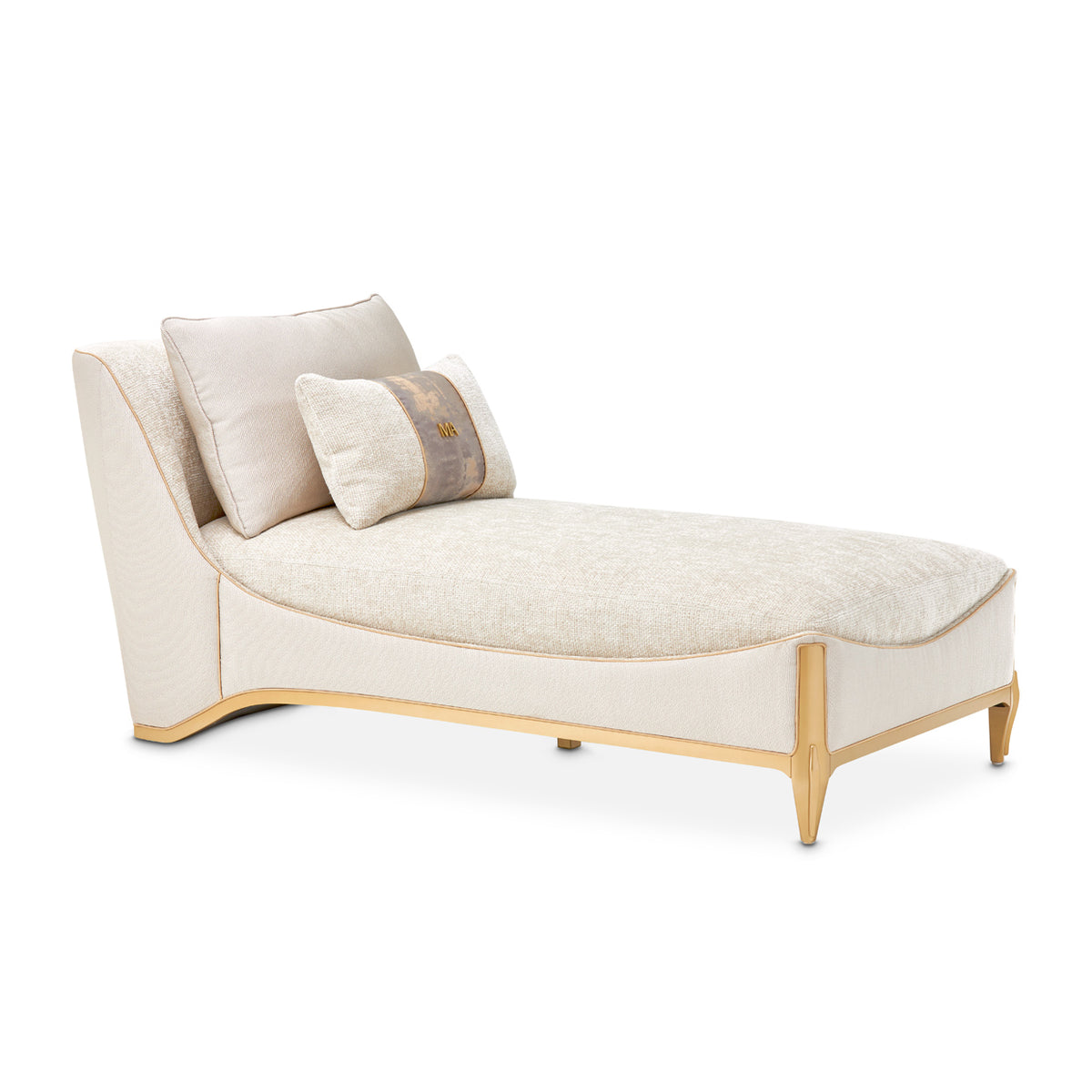 Michael Amini La Terrazza Chaise Light Champagne