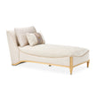 Michael Amini La Terrazza Chaise Light Champagne