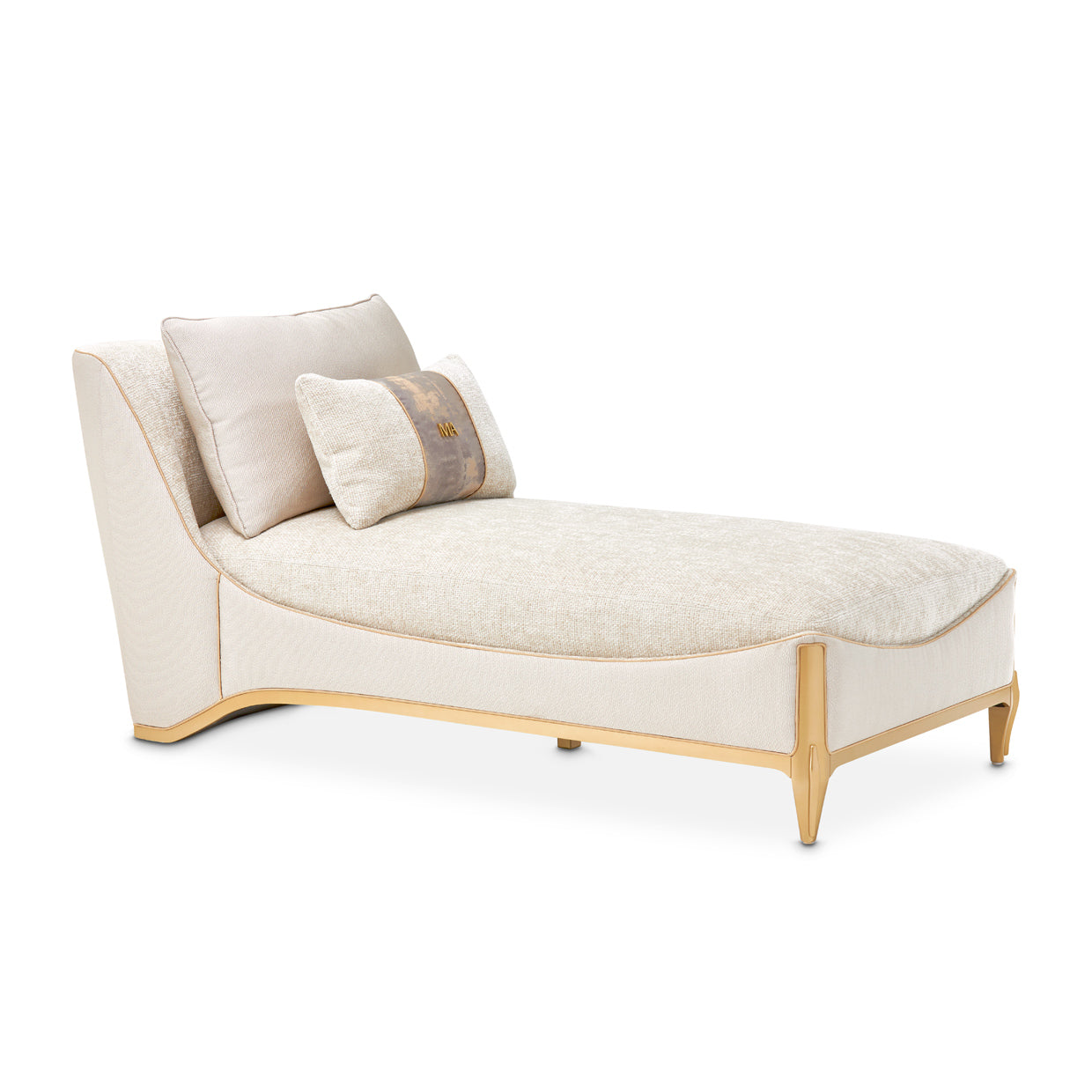 Michael Amini La Terrazza Chaise Light Champagne