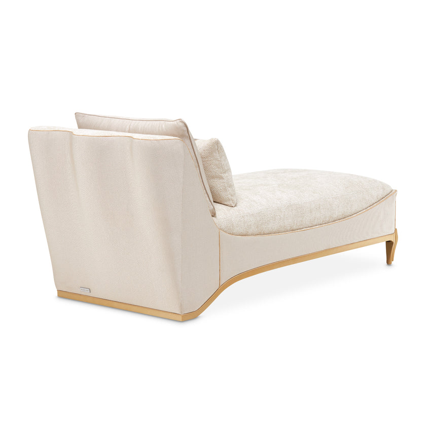 Michael Amini La Terrazza Chaise Light Champagne