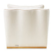 Michael Amini La Terrazza Chaise Light Champagne
