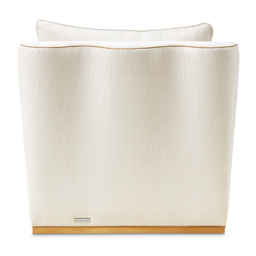 Michael Amini La Terrazza Chaise Light Champagne