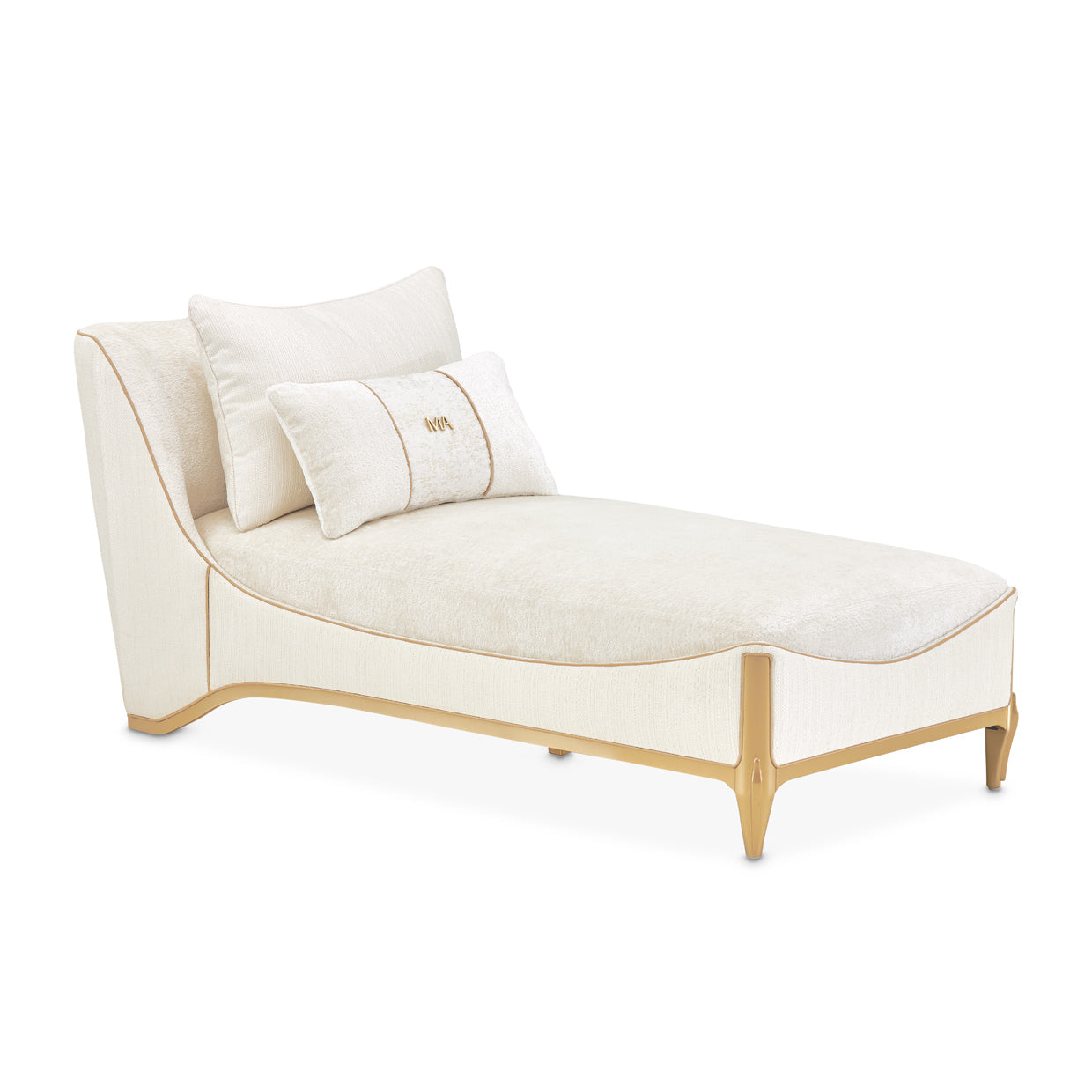 Michael Amini La Terrazza Chaise Light Champagne