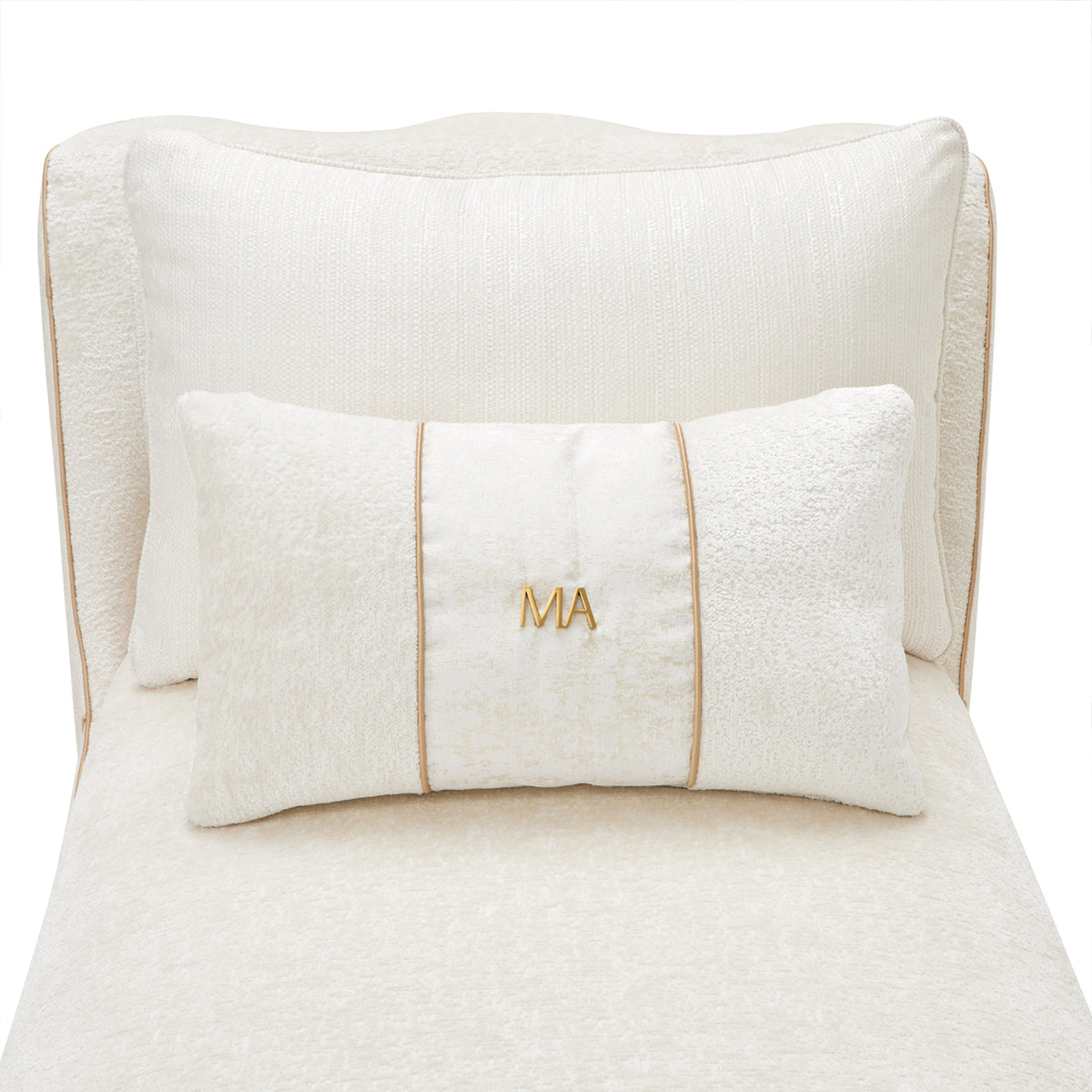 Michael Amini La Terrazza Chaise Light Champagne