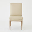 Global Views Abbott Dining Chair-Taupe Leather