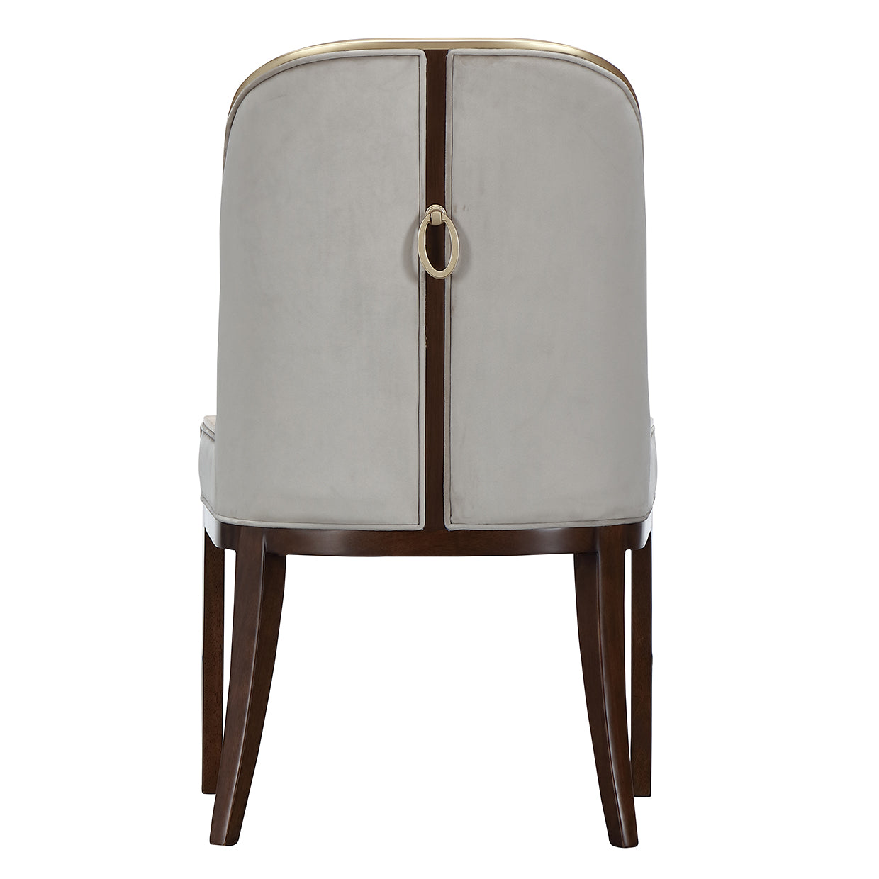 Michael Amini Houston Side Chair - Walnut