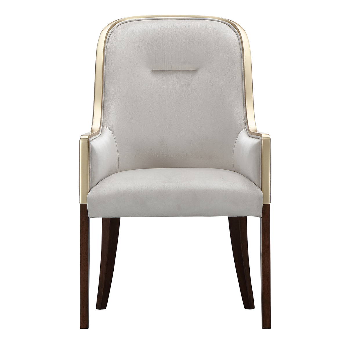 Michael Amini Houston Houston Assmebled Arm Chair Walnut