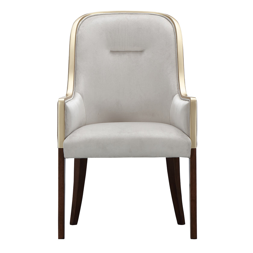 Michael Amini Houston Houston Assmebled Arm Chair Walnut