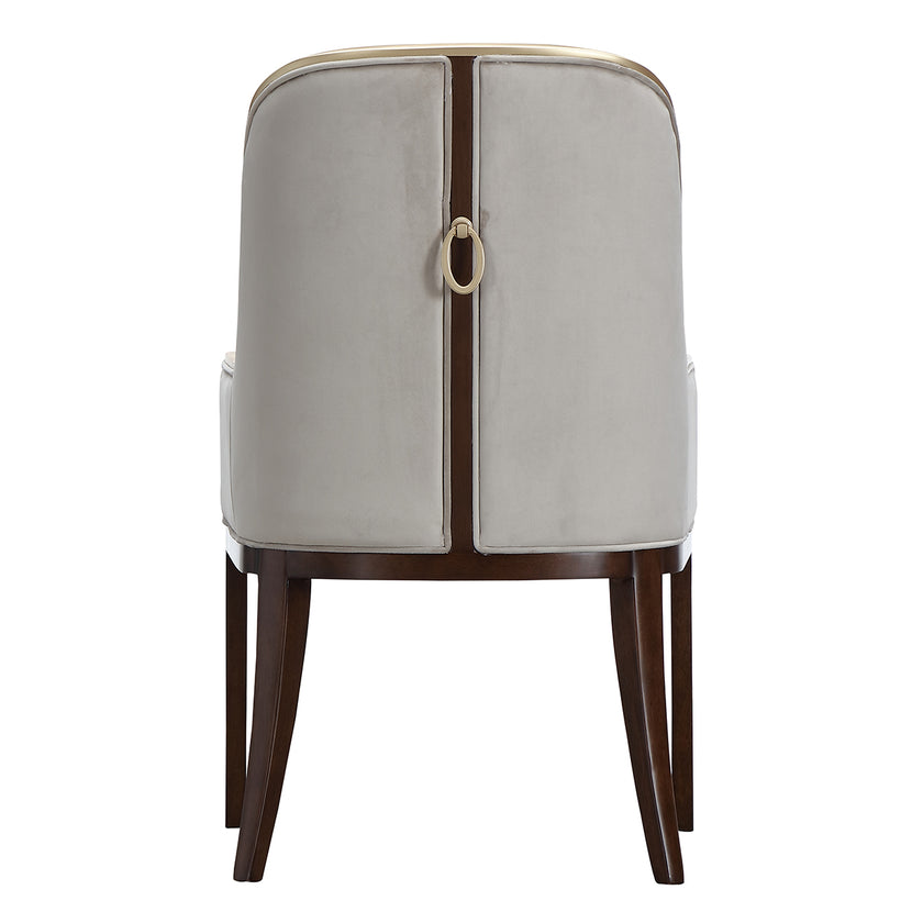 Michael Amini Houston Houston Assmebled Arm Chair Walnut