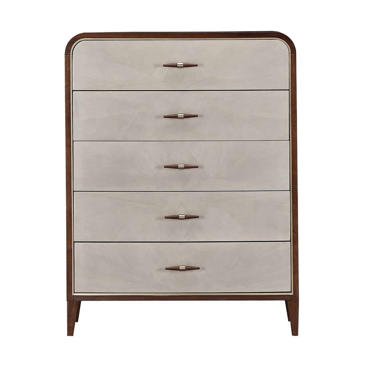 Michael Amini Houston Houston 5 Drawer Chest Walnut