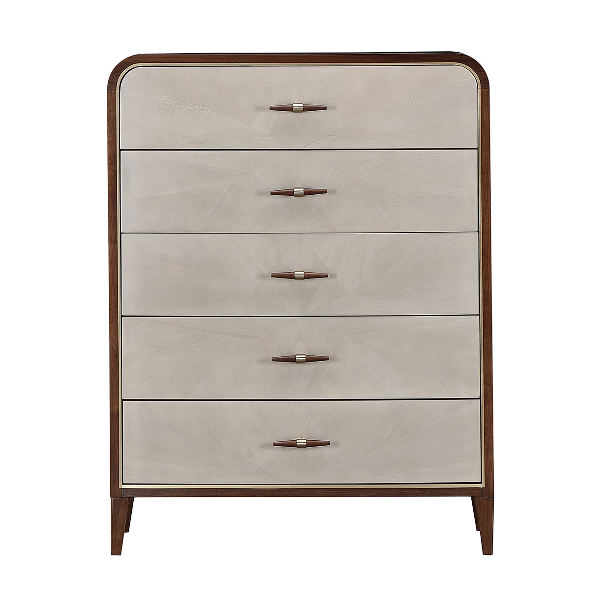 Michael Amini Houston Houston 5 Drawer Chest Walnut