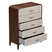 Michael Amini Houston Houston 5 Drawer Chest Walnut