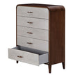 Michael Amini Houston Houston 5 Drawer Chest Walnut
