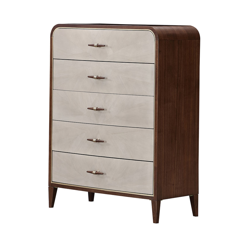 Michael Amini Houston Houston 5 Drawer Chest Walnut