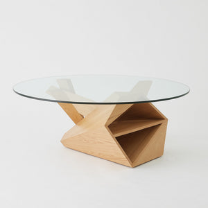 Global Views Spectrum Cocktail Table-Oak