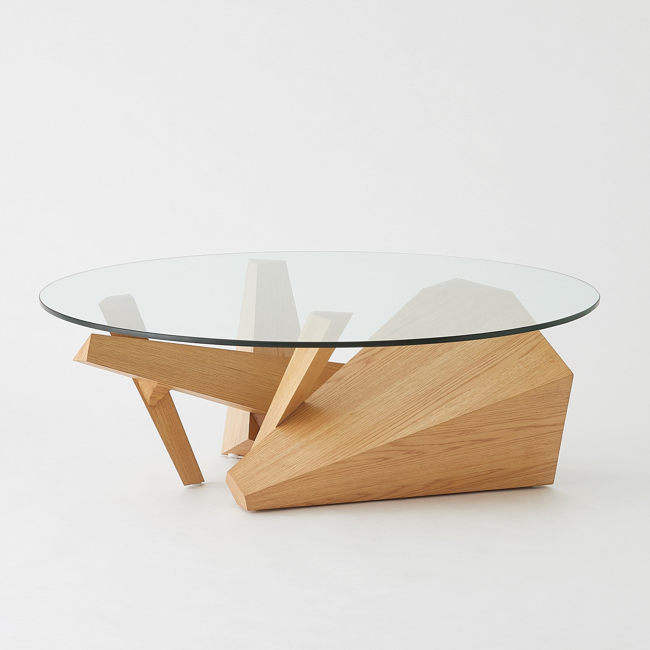Global Views Spectrum Cocktail Table-Oak
