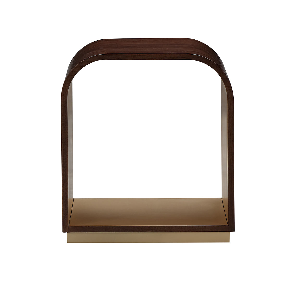 Michael Amini Houston End Table Walnut