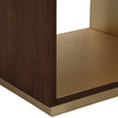 Michael Amini Houston End Table Walnut