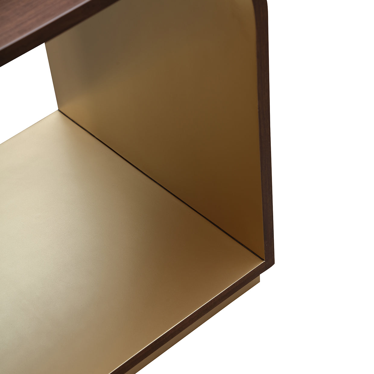 Michael Amini Houston End Table Walnut