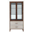 Michael Amini Houston Display Cabinet Walnut