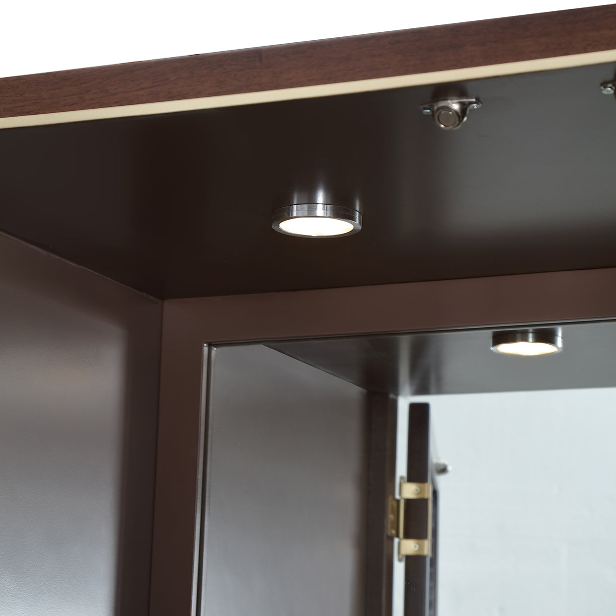 Michael Amini Houston Display Cabinet Walnut
