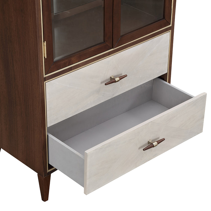 Michael Amini Houston Display Cabinet Walnut