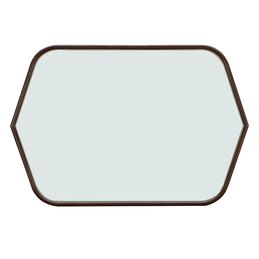 Michael Amini Houston Houston Wall Mirror Walnut
