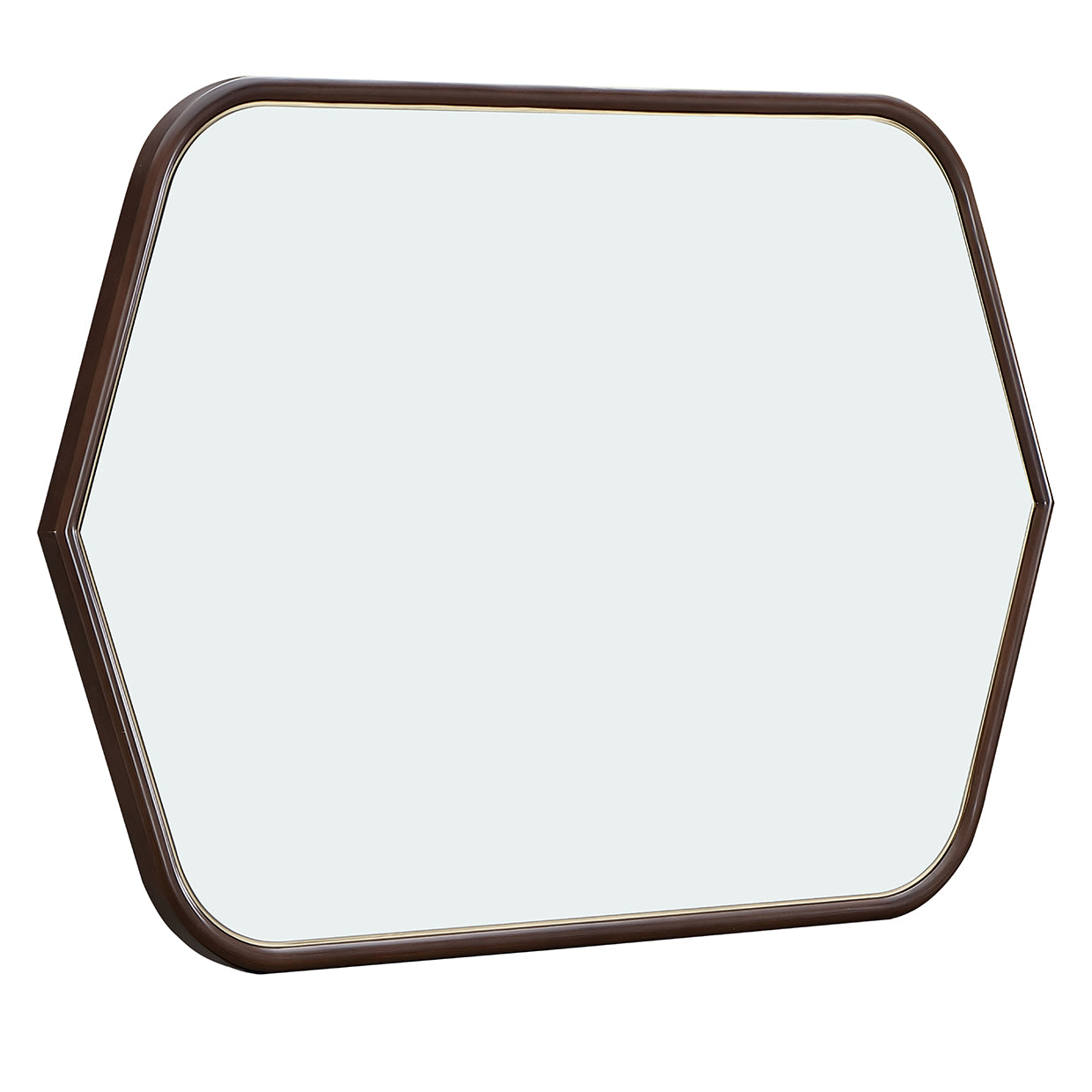 Michael Amini Houston Houston Wall Mirror Walnut