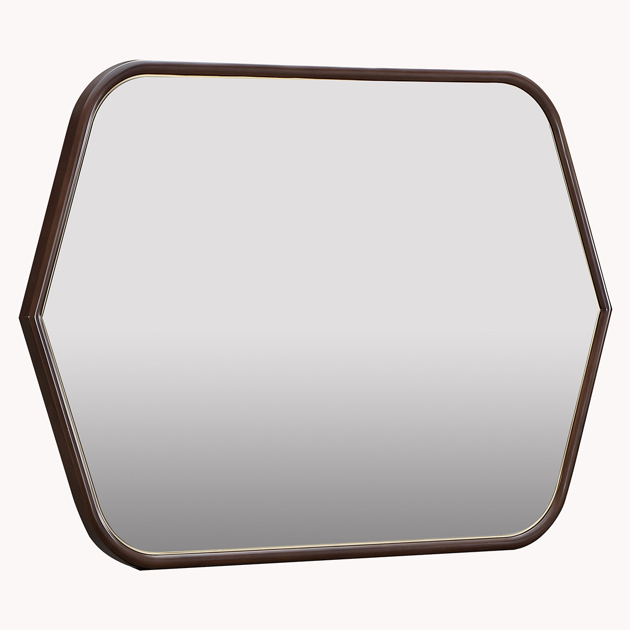 Michael Amini Houston Houston Wall Mirror Walnut