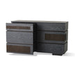 Global Views Brazil Dresser-Black Cerused Oak