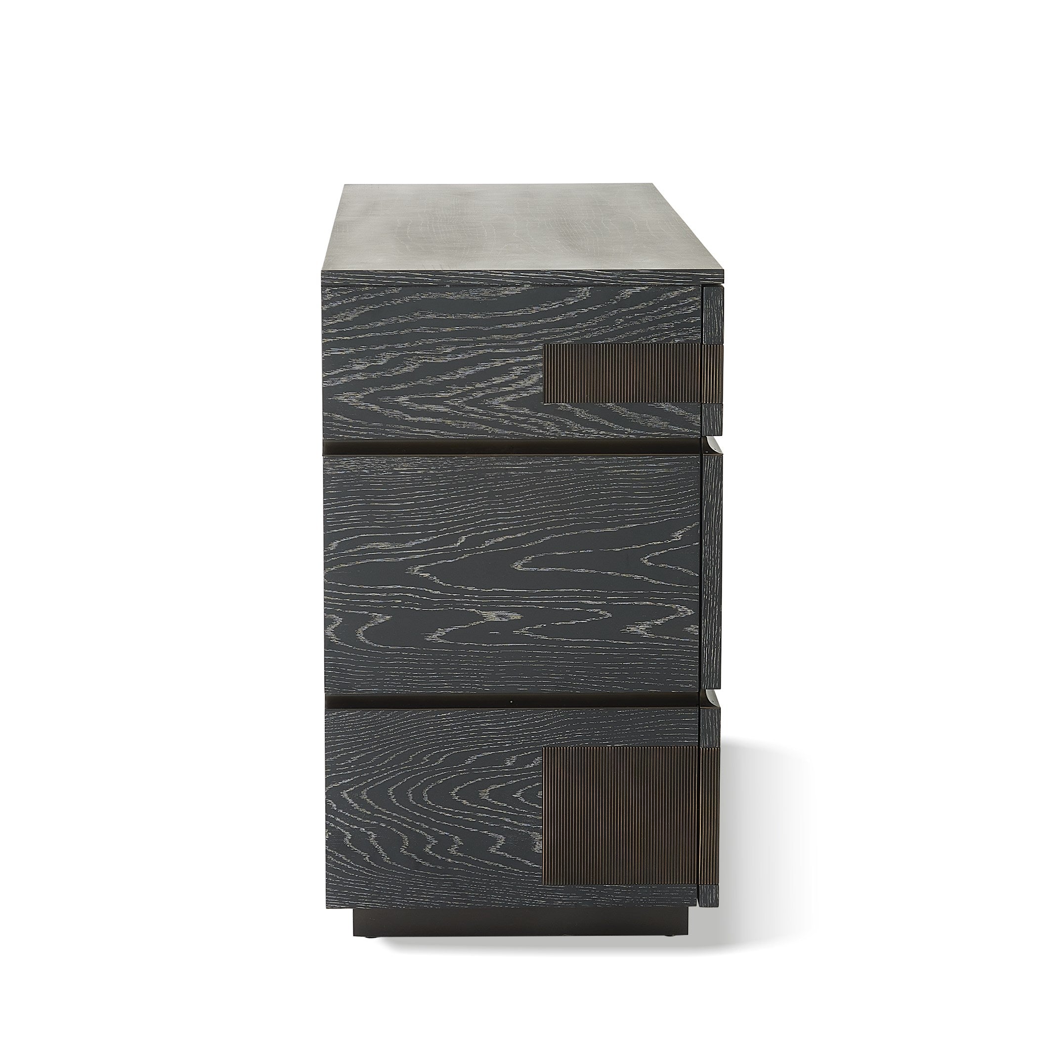 Global Views Brazil Dresser-Black Cerused Oak