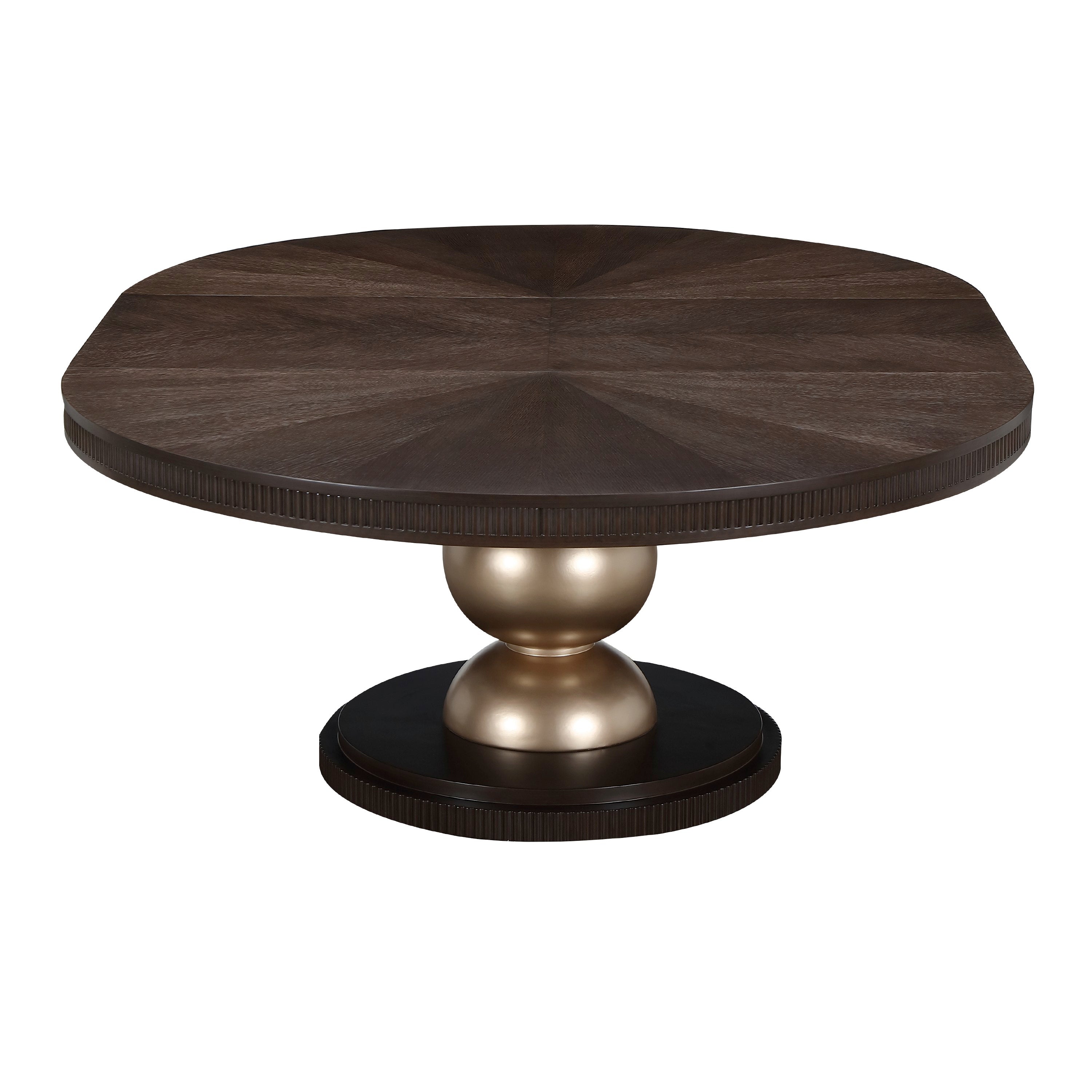 Michael Amini West Kensington Oval Dining Table - Medium Espresso