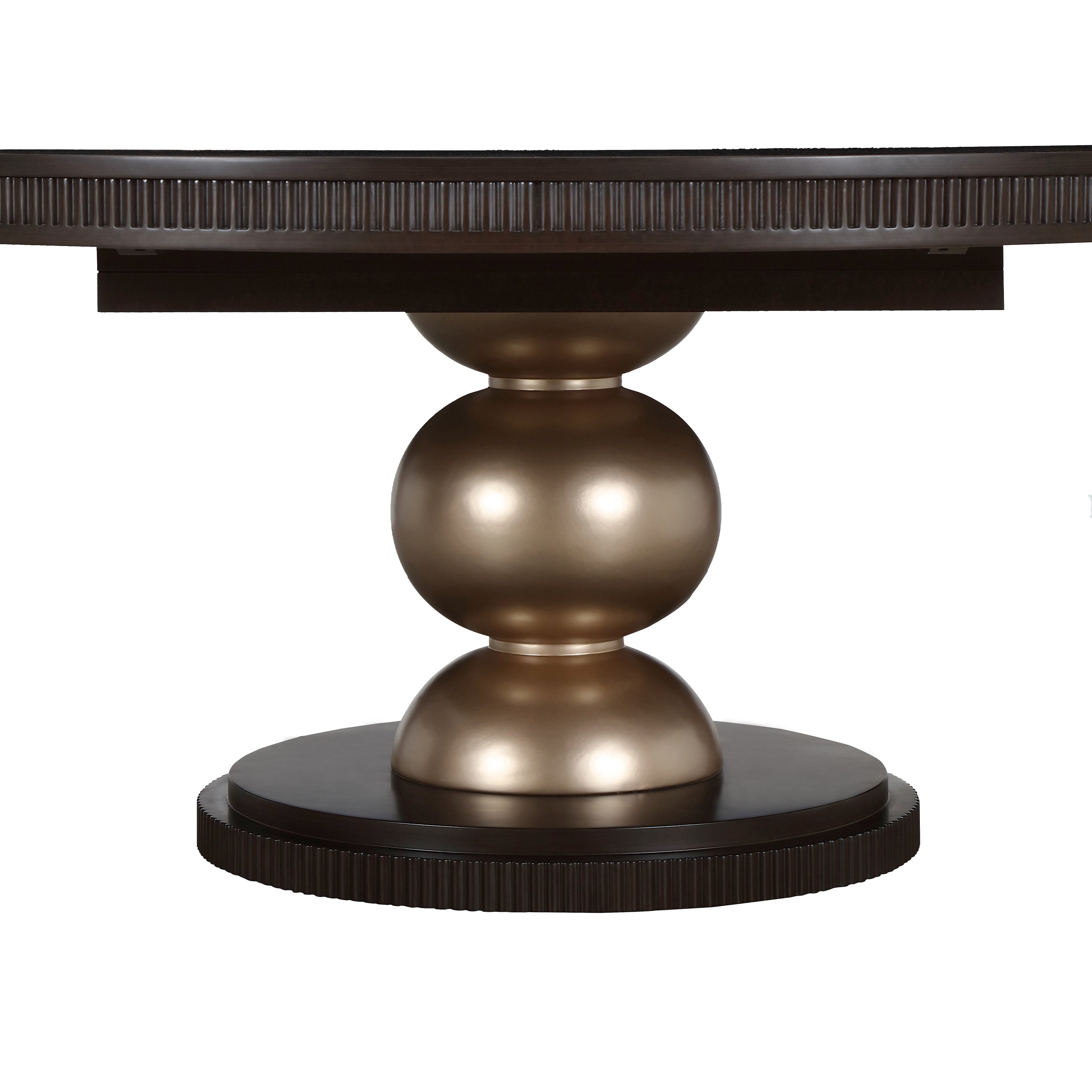 Michael Amini West Kensington Oval Dining Table - Medium Espresso